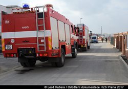 U nálezu zbytků letecké pumy v pražských Letňanech asistovaly dvě jednotky hasičů